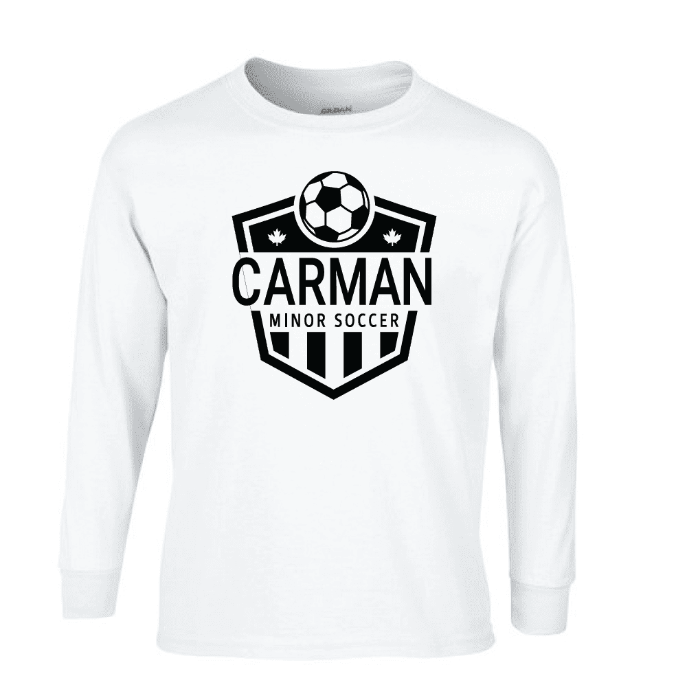 G240 Gildan Ultra Cotton Long Sleeve T-Shirt - White