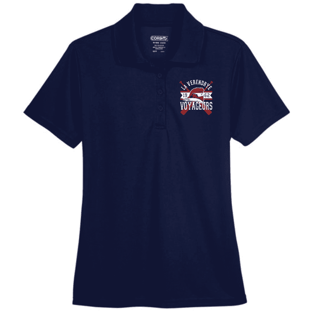 78181 Core365 Ladies' Origin Performance Pique Polo - Navy