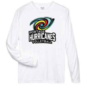 TT11L Team 365 Performance Long Sleeve Shirt - White