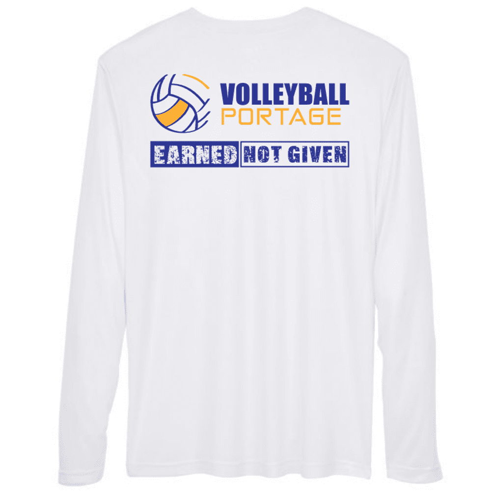 TT11L Team 365 Performance Long Sleeve Shirt - White - Image 2